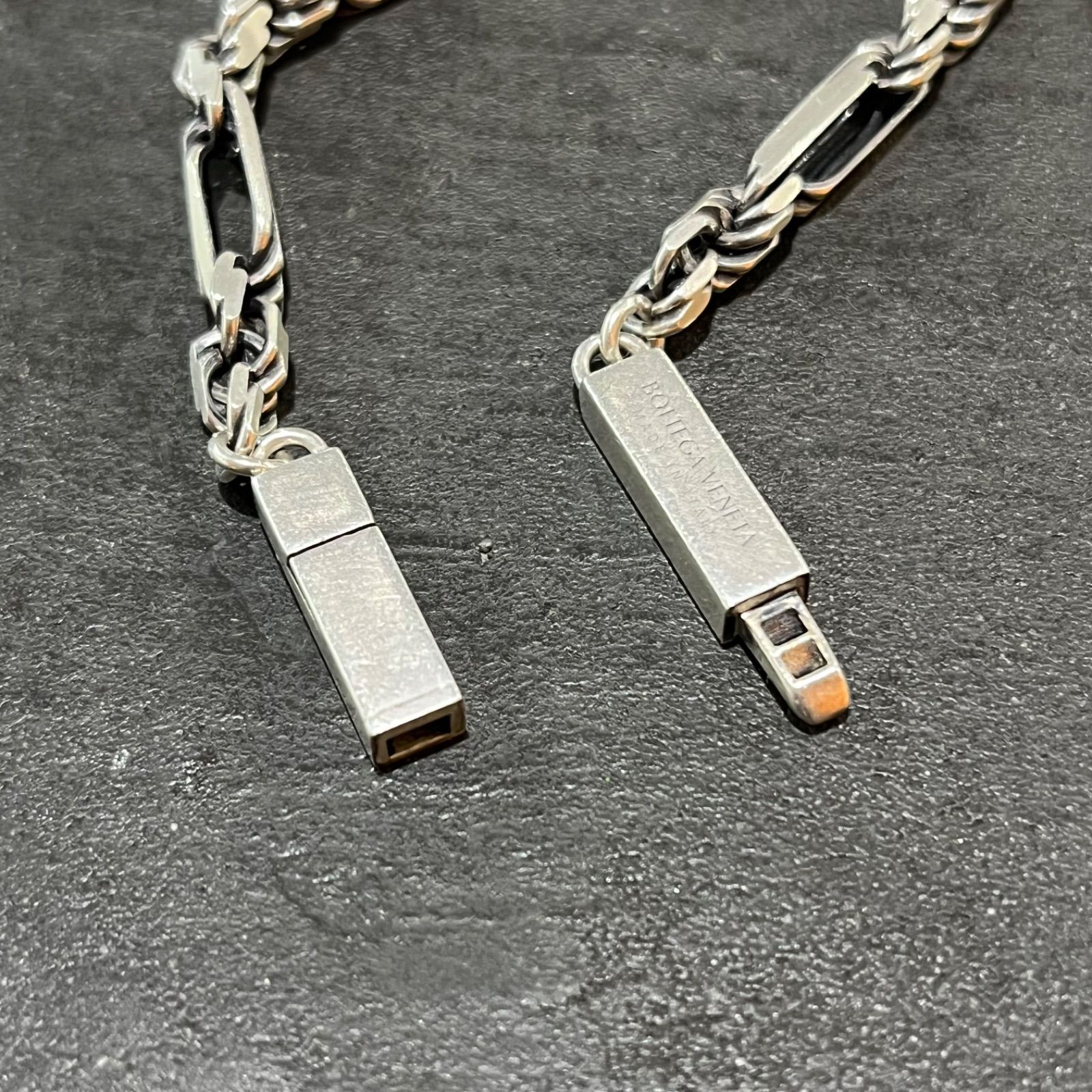 ❣️新品 ボッテガ❣️Lサイズ ID チェーン ブレスレット BOTTEGA VENETA ID Chain Bracelet アイディーチェーン