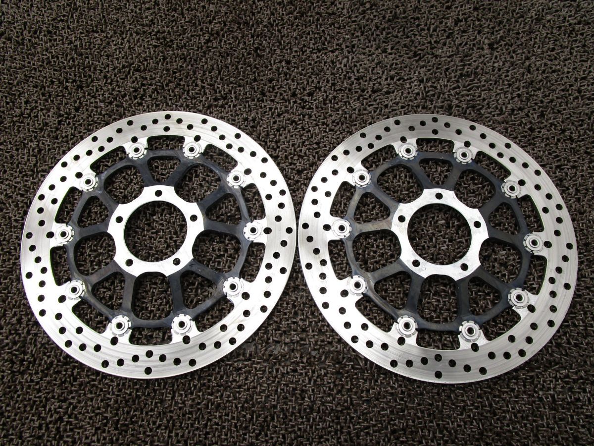 ドカティ M1100S フロントディスクローター ▲A6454 ZDMM505AAAB ドゥカティ ZDM1078AC DUCATI モンスター 動画有 インジェクション