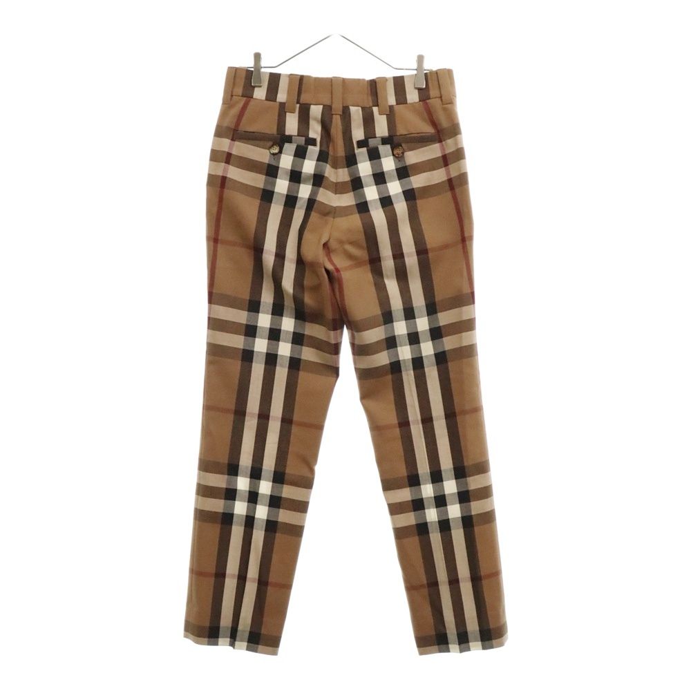 BURBERRY トランクス チェック ブラウン Lサイズ 新品 BURBERRY LONDON ノバチェック スラックス メンズ L ブラウン系 ダーク