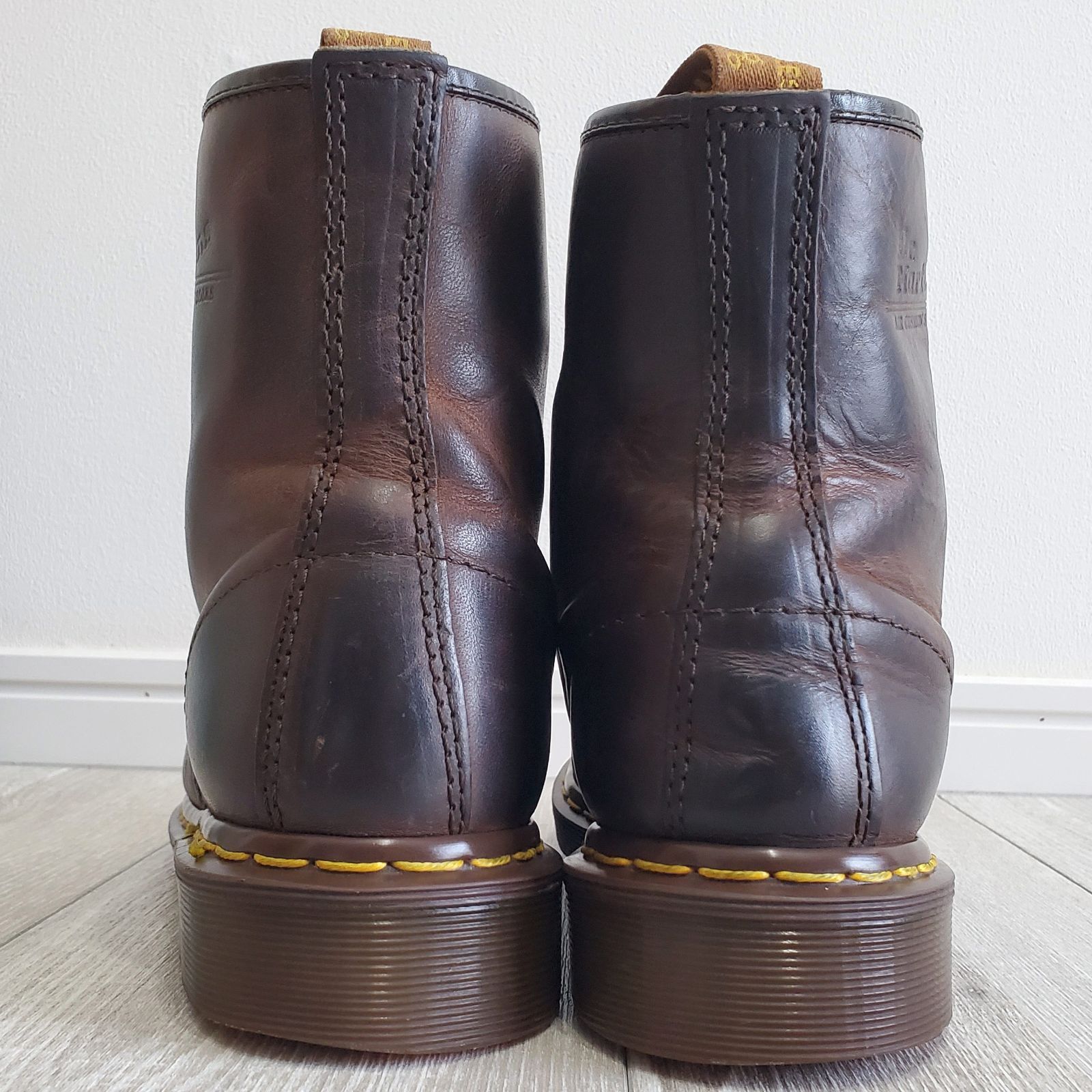 Dr.Martens UK10 4ホール イングランド製 MADE IN ENGLAND○Dr.Martens 4ホールシューズ茶size 10○240
