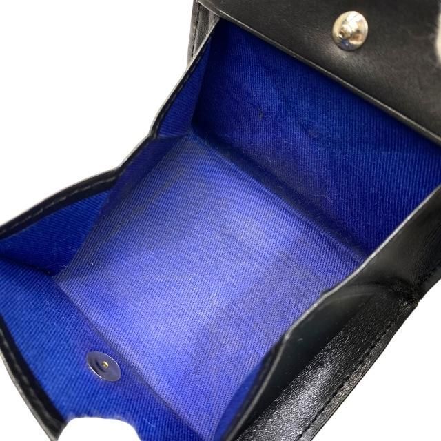 未使用 ポールスミス 羊革 コンパクト ミニウォレット 財布 BPS200 Paul Smith(ポールスミス) / 2つ折り財布/牛革/KHK/レディース