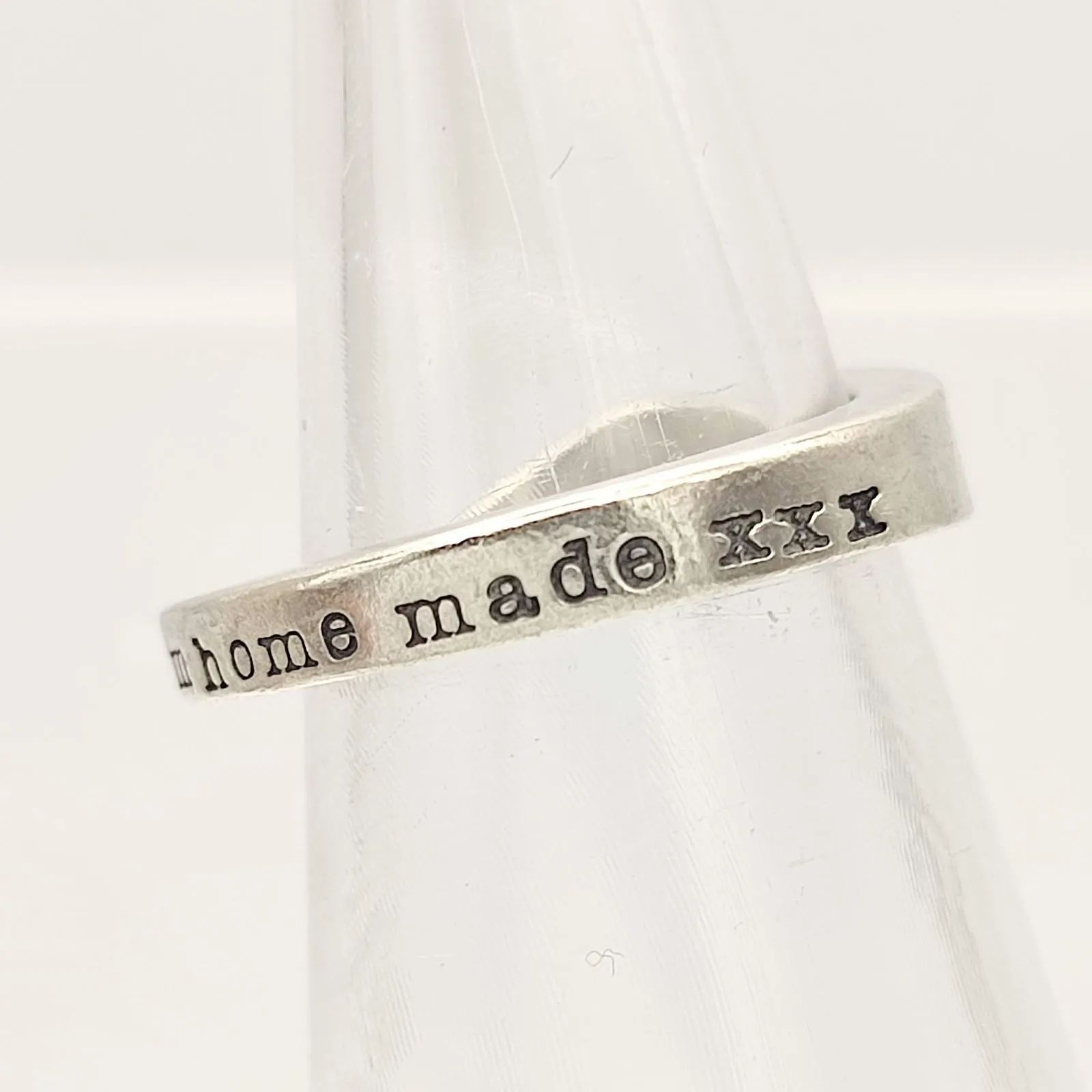 ジャムホームメイド JAM HOME MADE シルバー スプーンリング 指輪 JG-RI008-S)スタッズダブルリングS-シルバー/指輪｜アクセサリー