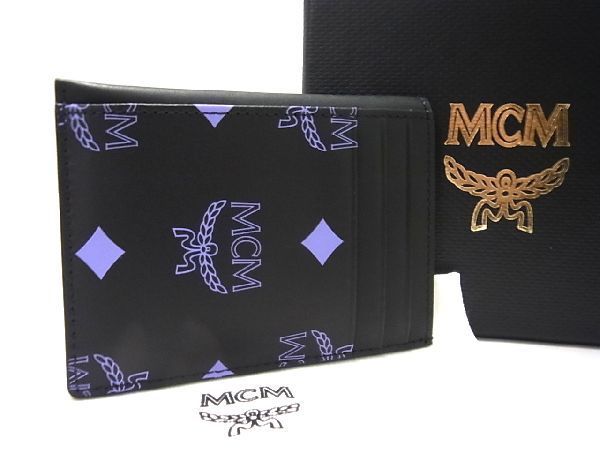 □新品□未使用□ MCM エムシーエム モノグラム ヴィセトス柄 レザー