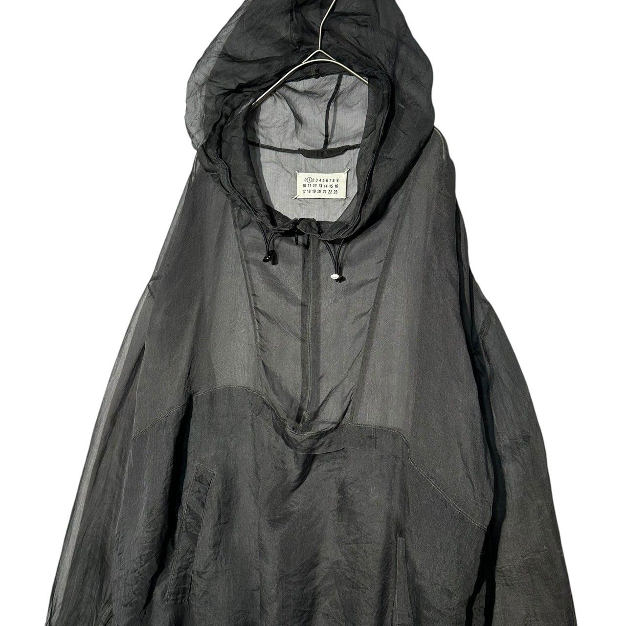 MAISON MARGIELA(メゾンマルジェラ) 17SS See-through anorak hoodie 