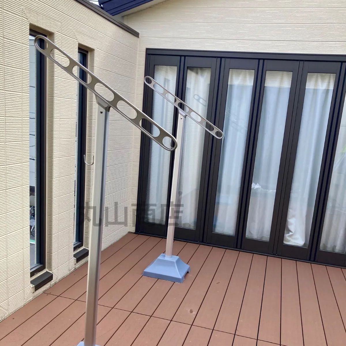 杉田エース スカイクリーンスタンド 850-SST 物干し台 屋外用 2本セット 洗濯物干し 組立式