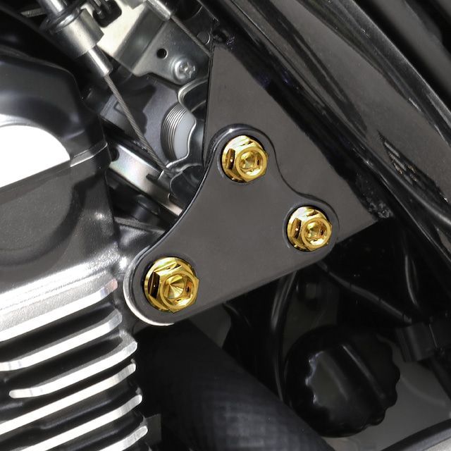 z900rs 用　フロントエンジンマウント　チタンボルトセット z900rs 用チタンフロントエンジンマウントチタンボルトセット