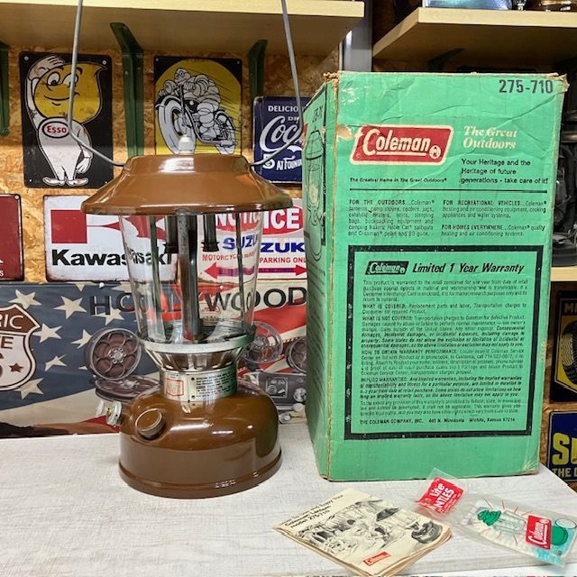コールマン Coleman ランタン 1978年6月 275 箱入り美品 取説等  整備済み
