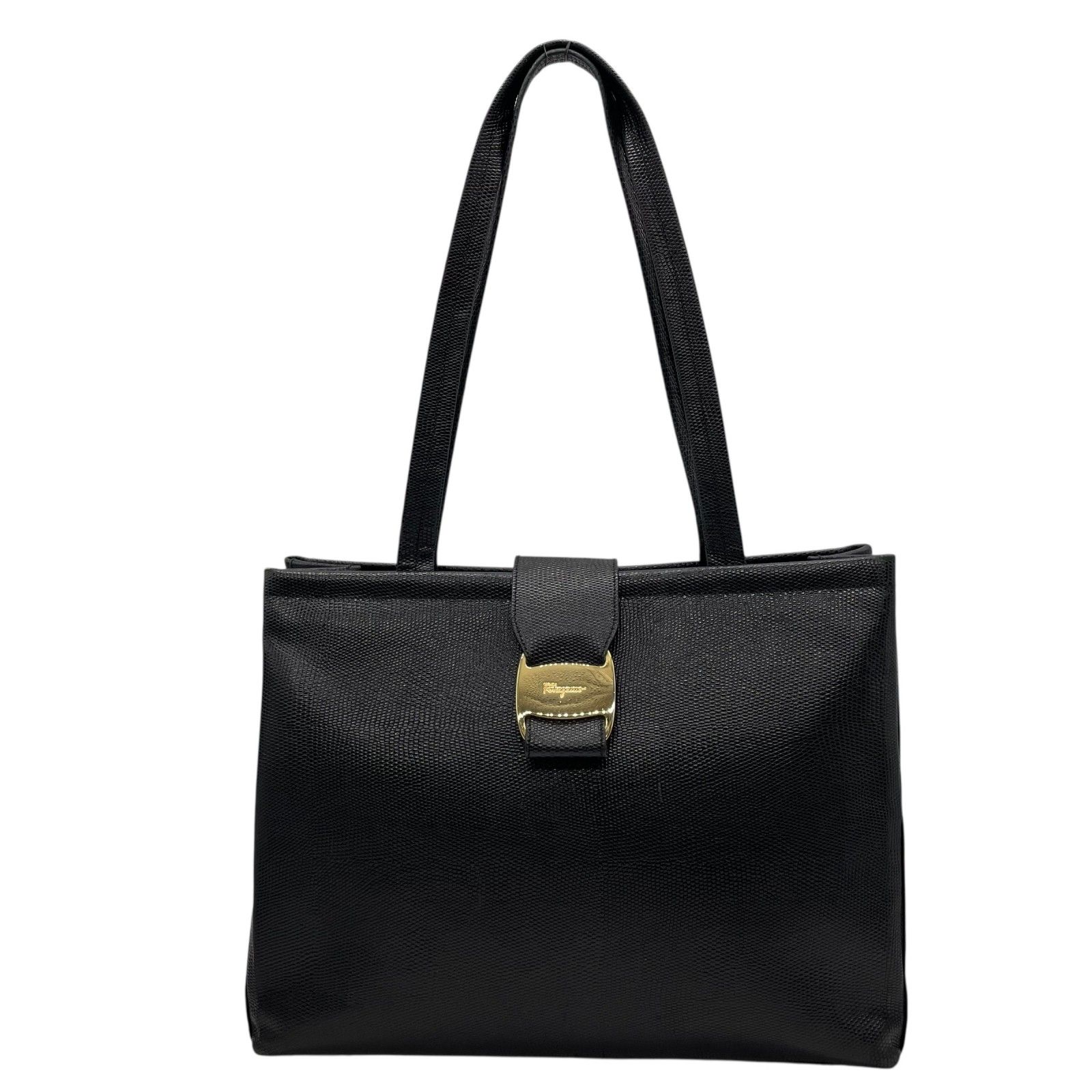 Salvatore Ferragamo フェラガモ ヴァラリボン トートバッグ
