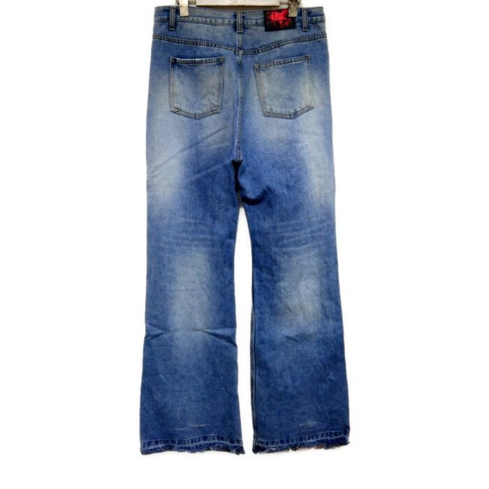 EMOSTANCECLUB エモスタンスクラブ 24SS DESTROYED FLARE JEANS