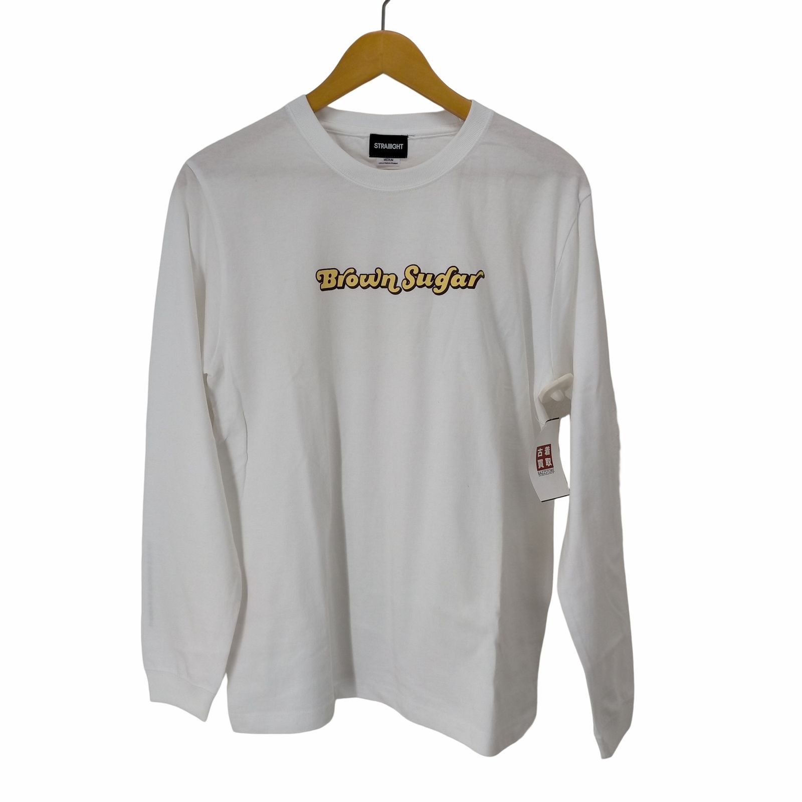 ストレイト STRAIIIGHT BS LS TEE WHITE メンズ JPN：M - メルカリ
