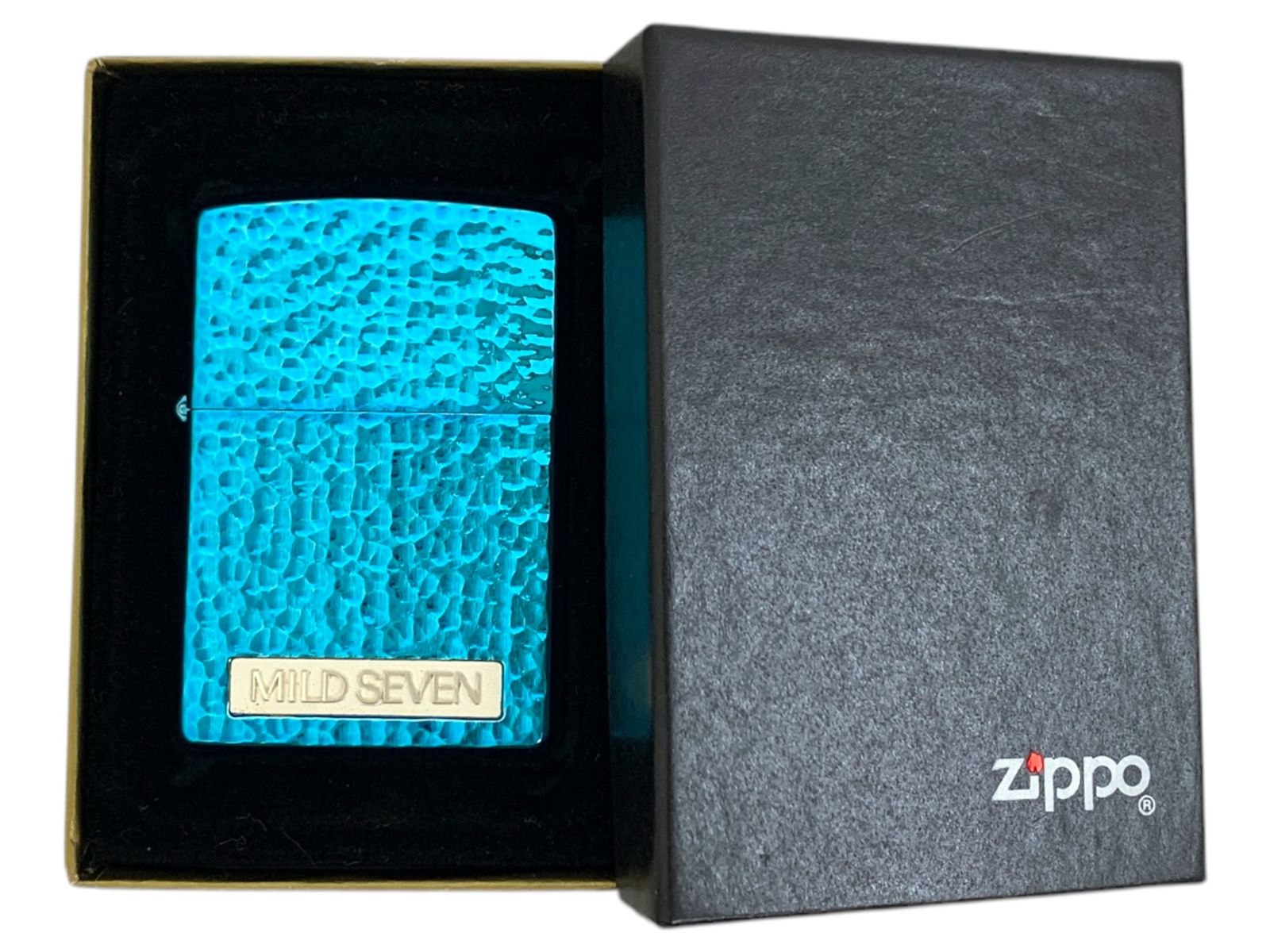 zippo ジッポー マイルドセブン 1997年製 アメリカ製 ブルーハンマートーン 雑貨|004
