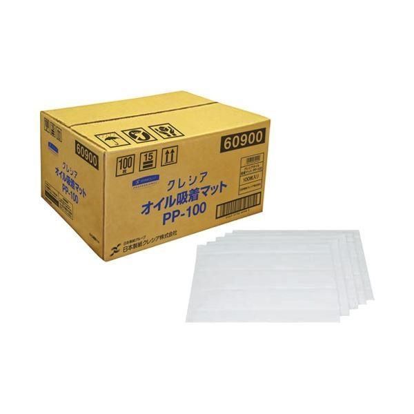 まとめ 紙クレシア クレシア オイル吸着マット PP-100 100枚〔×5セット〕