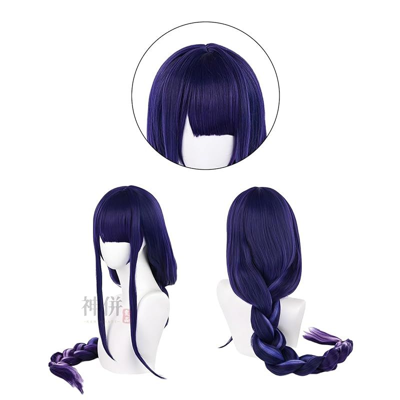 雷電将軍 ウィッグ付き