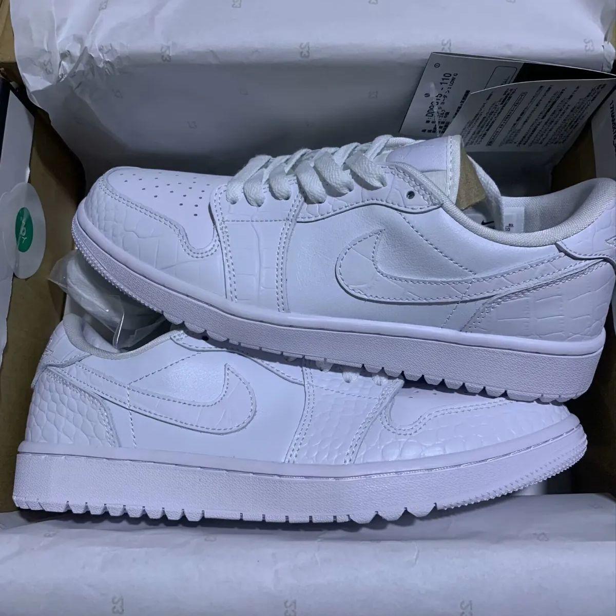 新品ナイキ エアジョーダン1 ロー ゴルフ 