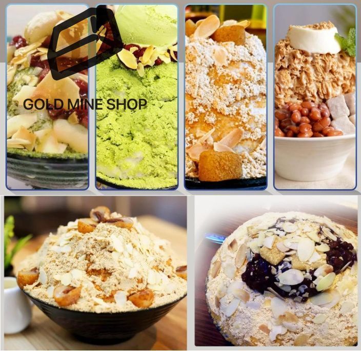 かき氷機 業務用 電動 3秒で氷 混合色製作可能 氷粉砕機 速度調整可能