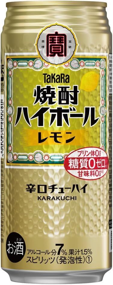 宝酒造 タカラ 焼酎ハイボール レモン チューハイ500mlx24本4904670907156/000188