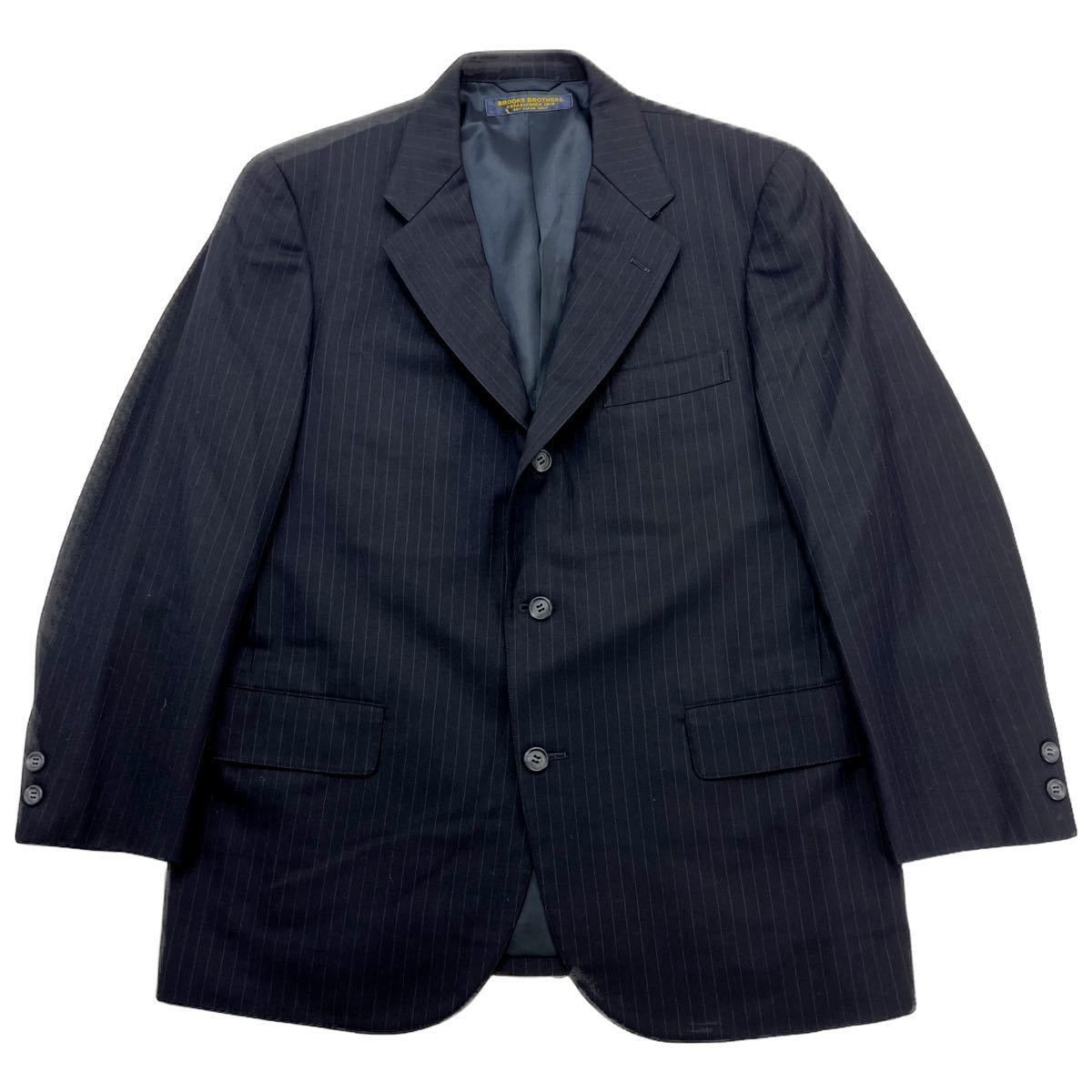 BROOKS BROTHERS ☆ ウール テーラードジャケット ストライプ 背抜き