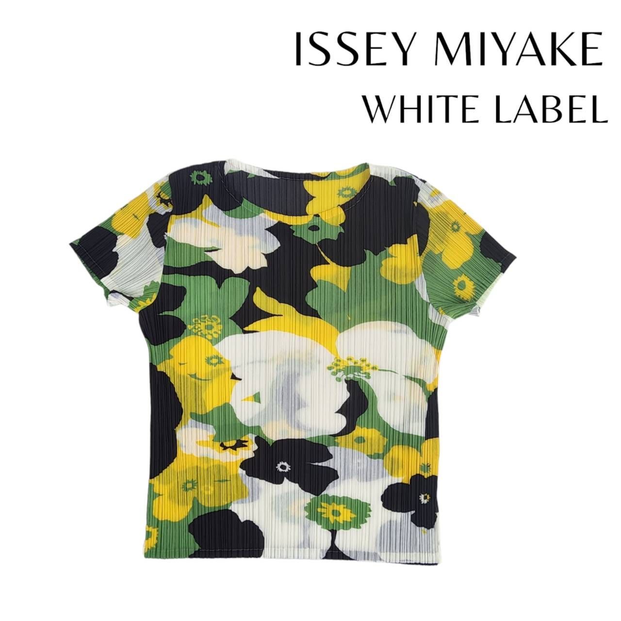 ISSEY MIYAKE WHITE LABEL 総柄 プリーツカットソー 2