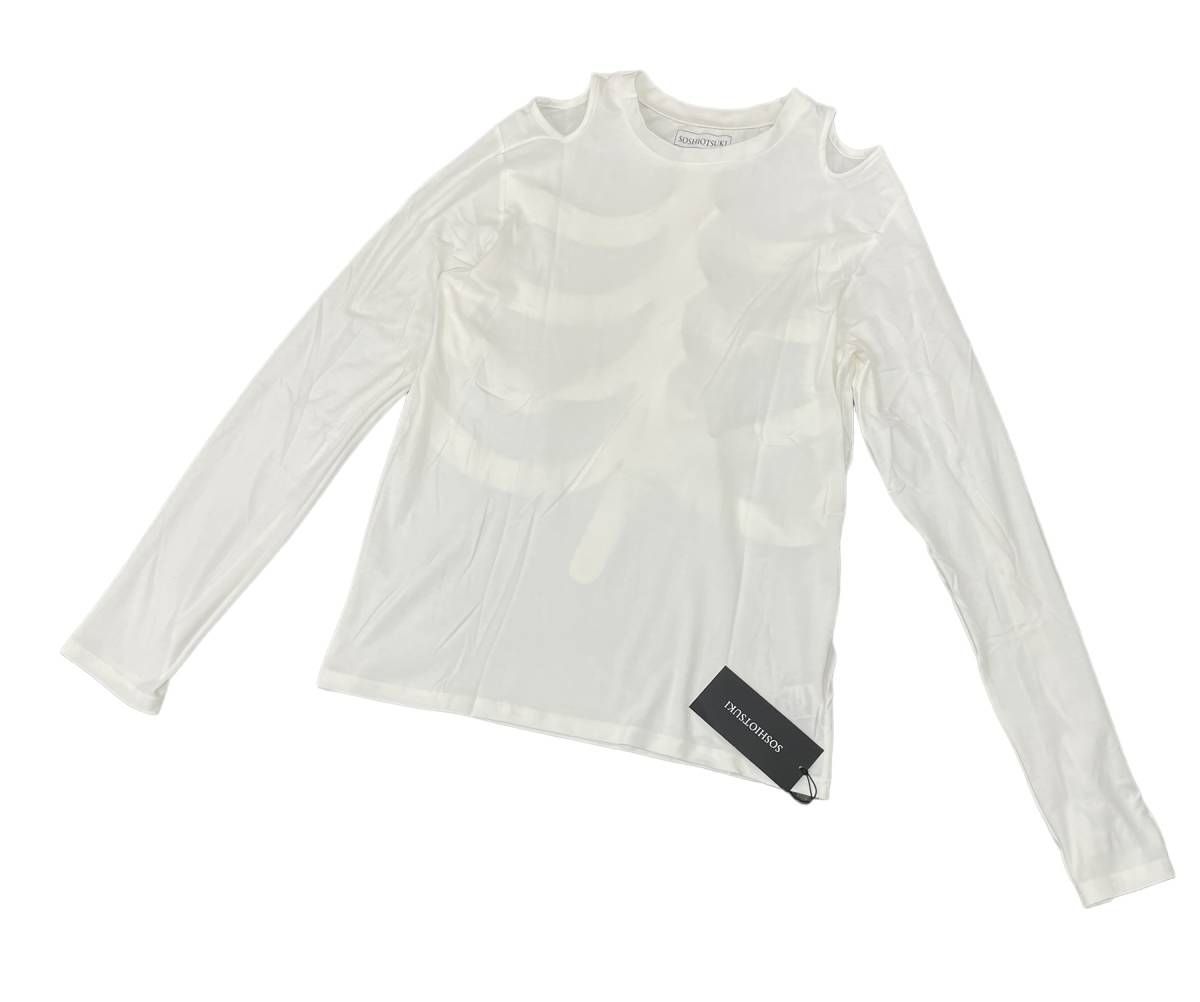 トップス SOSHIOTSUKI LONGSLEEVE BONE MUSLIN TOP SOSHIOTSUKI Longsleeve Born Muslin Top - メルカリ