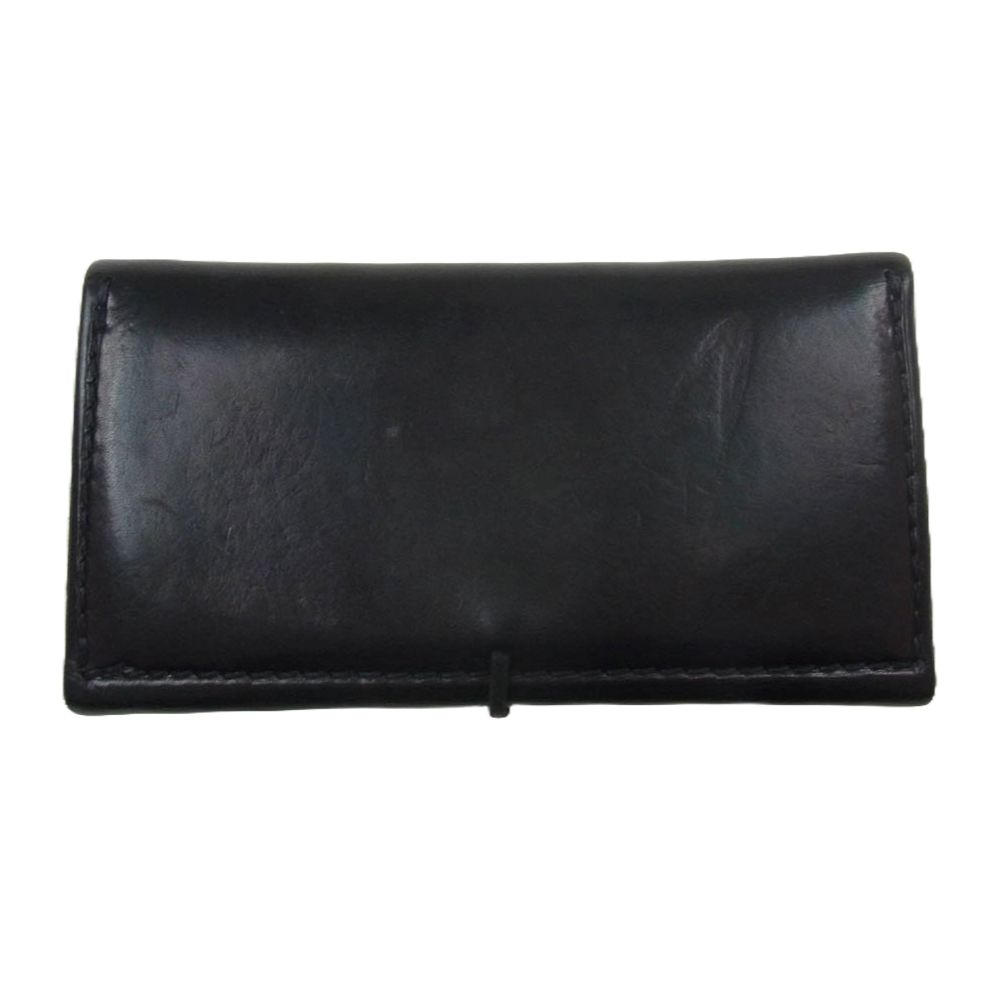 ゴローズ サドルレザー 二つ折り財布 黒 goro's (ゴローズ) コンチョ