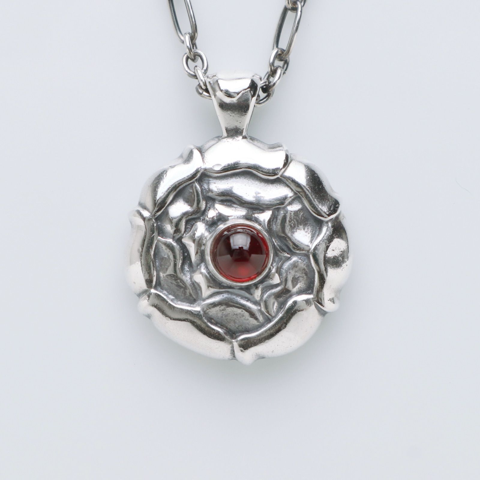 GEORG JENSEN ジョージ ジェンセン ガーネット フラワー バース