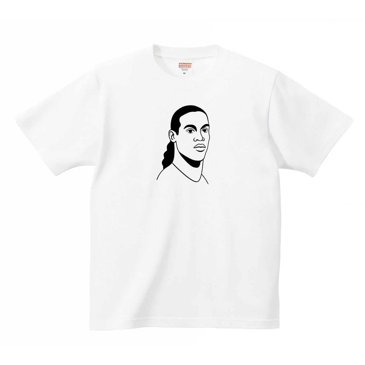 ロナウジーニョの顔 Tシャツ 【名入れ可】サッカー ブラジル代表