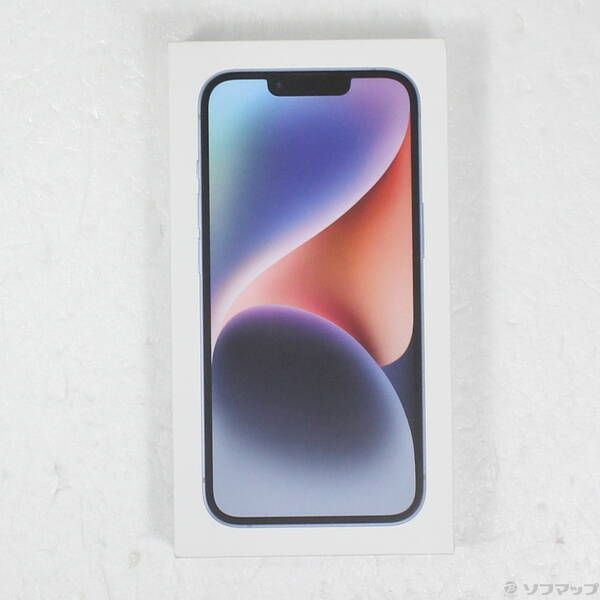 中古品〕 iPhone14 128GB ブルー MPVJ3J／A SIMフリー【247