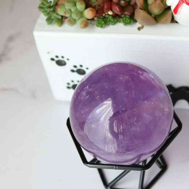 アメトリン 丸玉 スフィア 51～52mm 1個 アメジスト シトリン 紫黄水晶