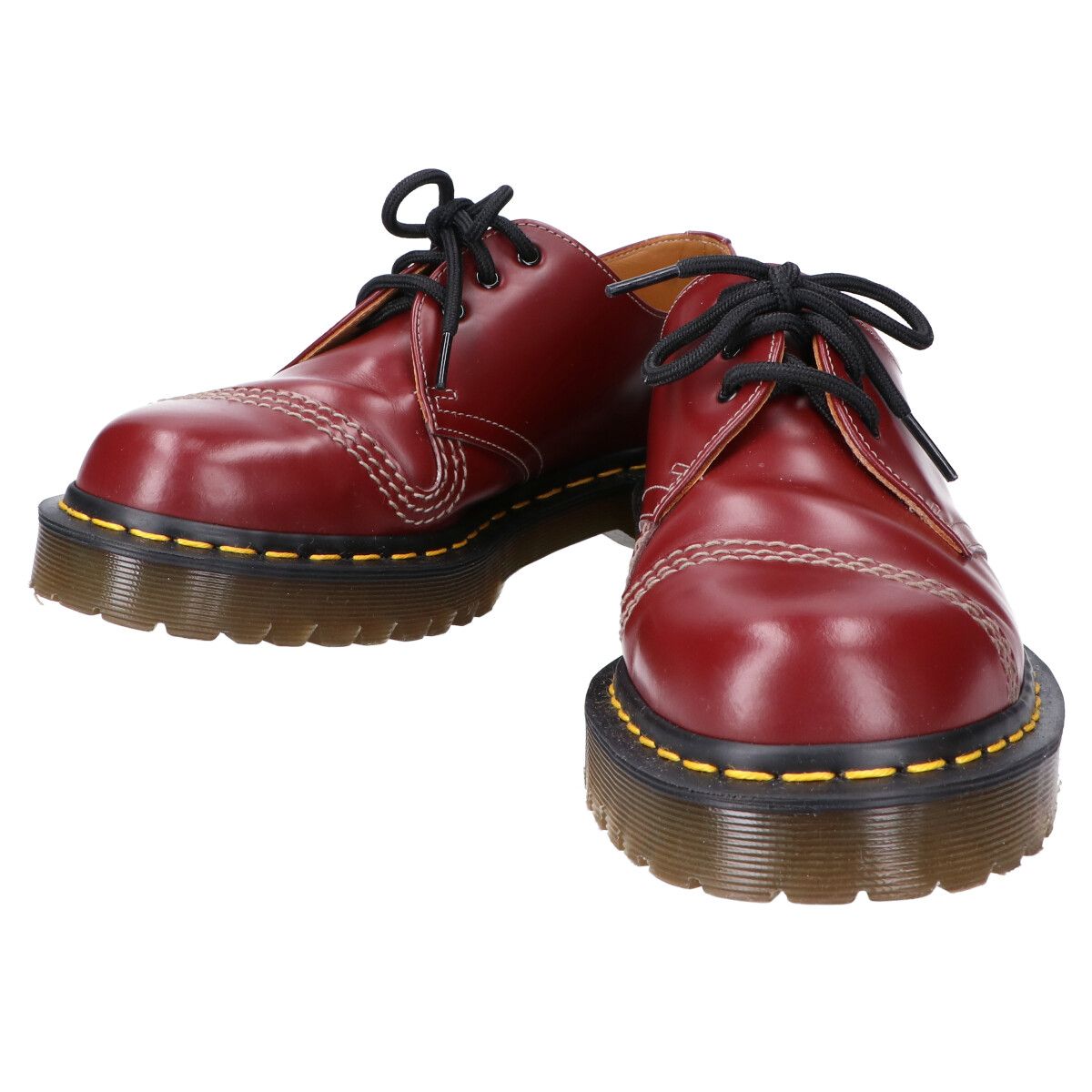 Dr.Martens ドクターマーチン Comme des Garcons Homme Deux コムデギャルソン・オム・ドゥ 【美品】1461  TOE GUARD CDG 3ホールシューズ 27126600 SMOOTH UK7 - メルカリ