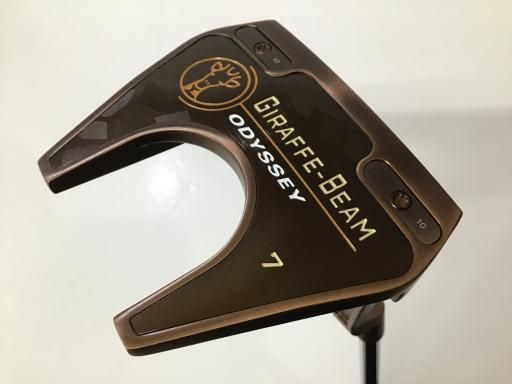 オデッセイ GIRAFFE-BEAM 7 34インチ パター PT STROKE LAB 90 スチール フレックスその他 メンズ 男性用 右利き 右用 Bランク ゴルフクラブ