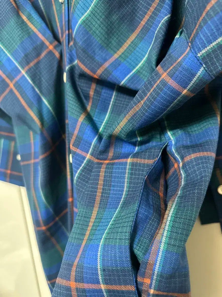 ウールチェックピンタックロングドレス