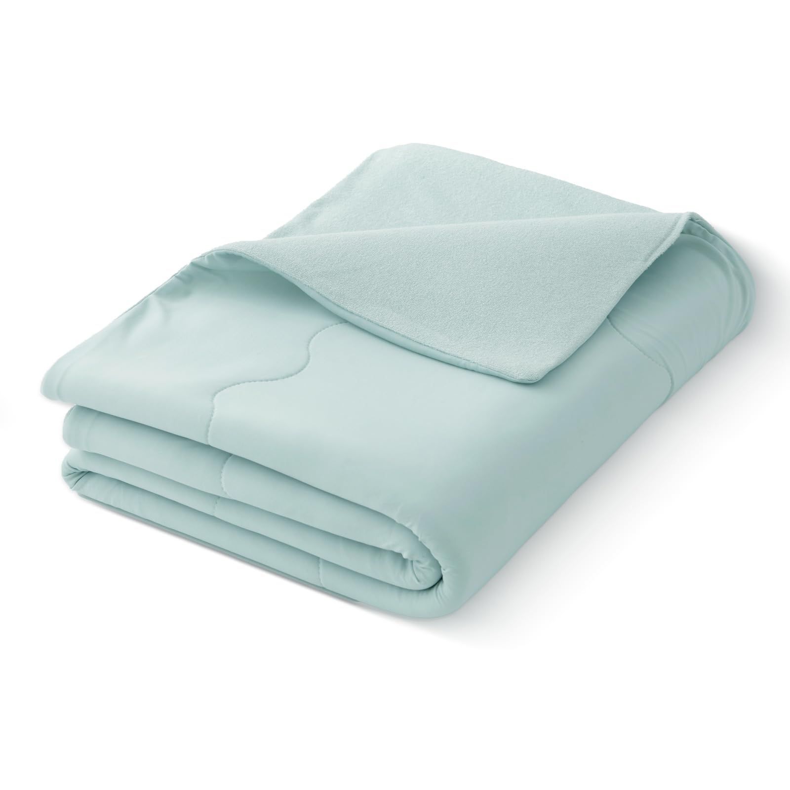 新品♦️西川 高級敷きパッド♦️お洒落なダマスク柄♦️パープル