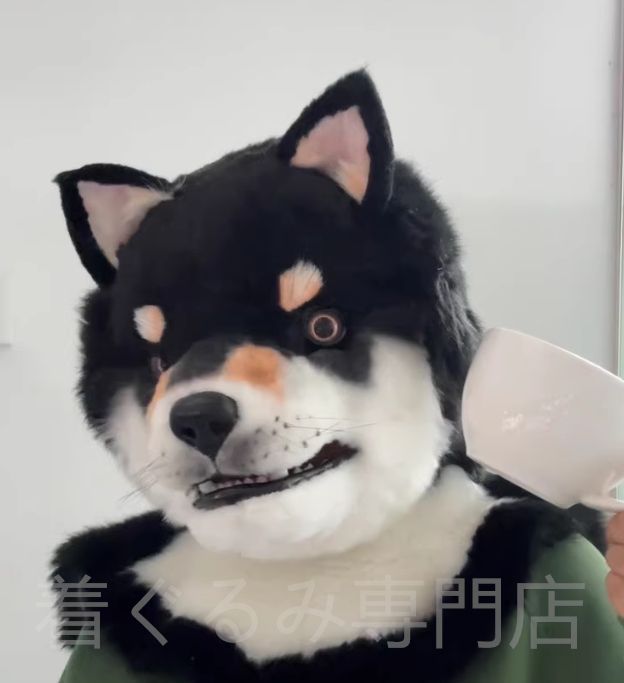 着ぐるみヘッド 犬 Cタイプ 大きめ 身長170ー185cm 全頭ヘッド ケモノ