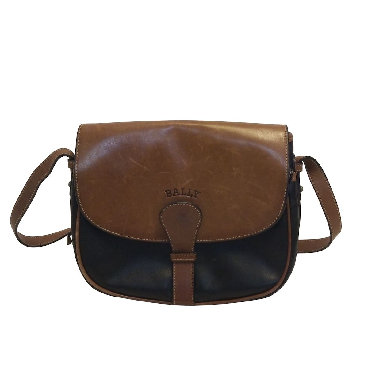 BALLY バリー ビジネスバッグ ショルダーバッグ レザー ブラウン 保存袋 BALLY バリー ビジネスバッグ ショルダーバッグ レザー ブラウン