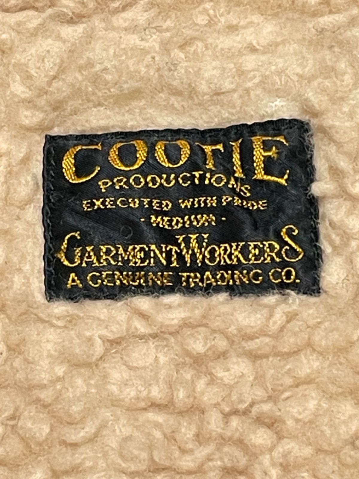 COOTIE クーティー コーデュロイ ボアランチジャケット ブラック