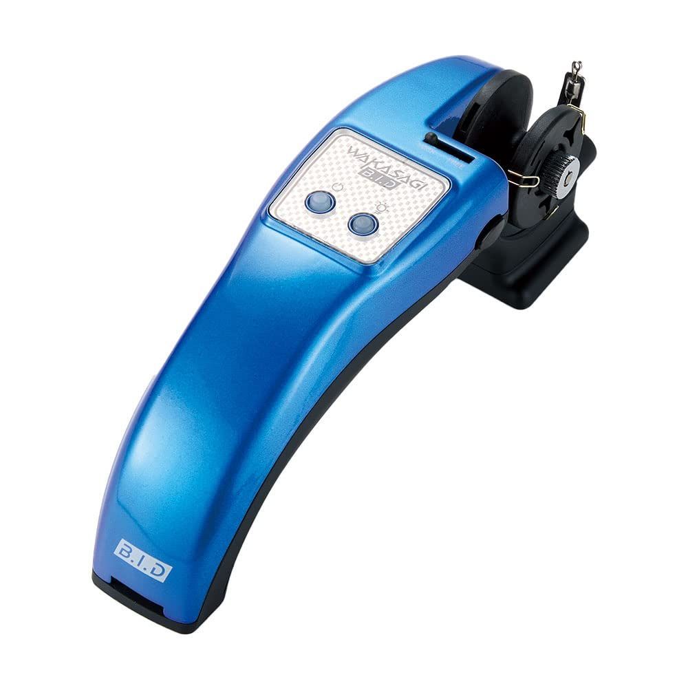 Color メタリックブルー アルファタックル Alpha Tackle リール ワカサギ B.I.D電動 メタリックブルー