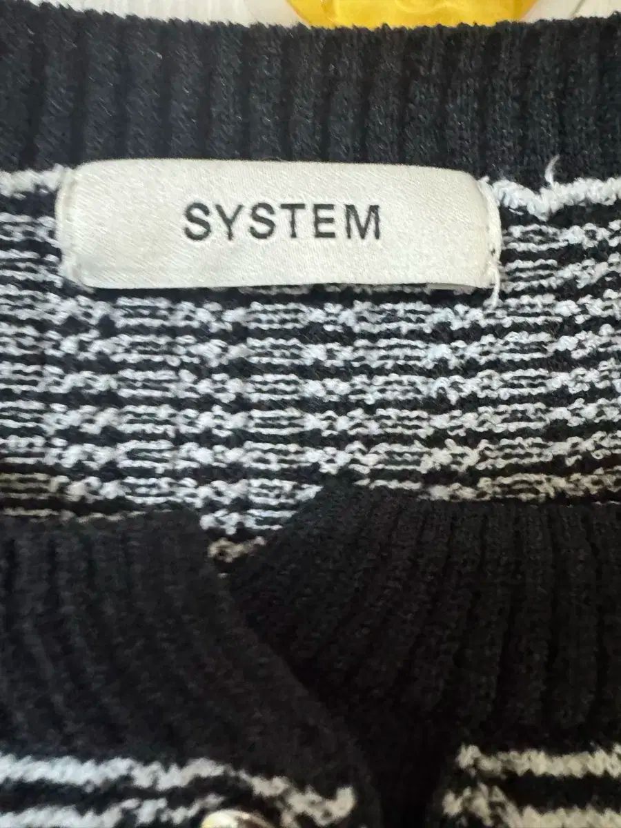 The HANDSOME SYSTEM システム クロップド ニット トップス