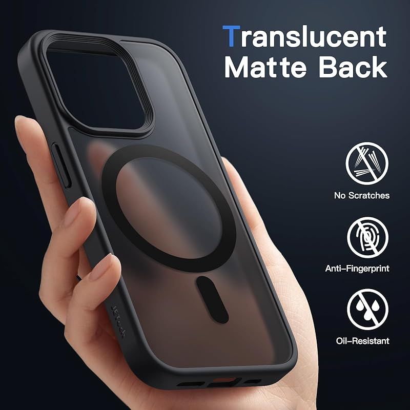 JEDirect iPhone14ProMax 用ケース MagSafe対応 黒 iPhone 14 Proケース MagSafe対応 黒 耐衝撃 薄型 - メルカリ