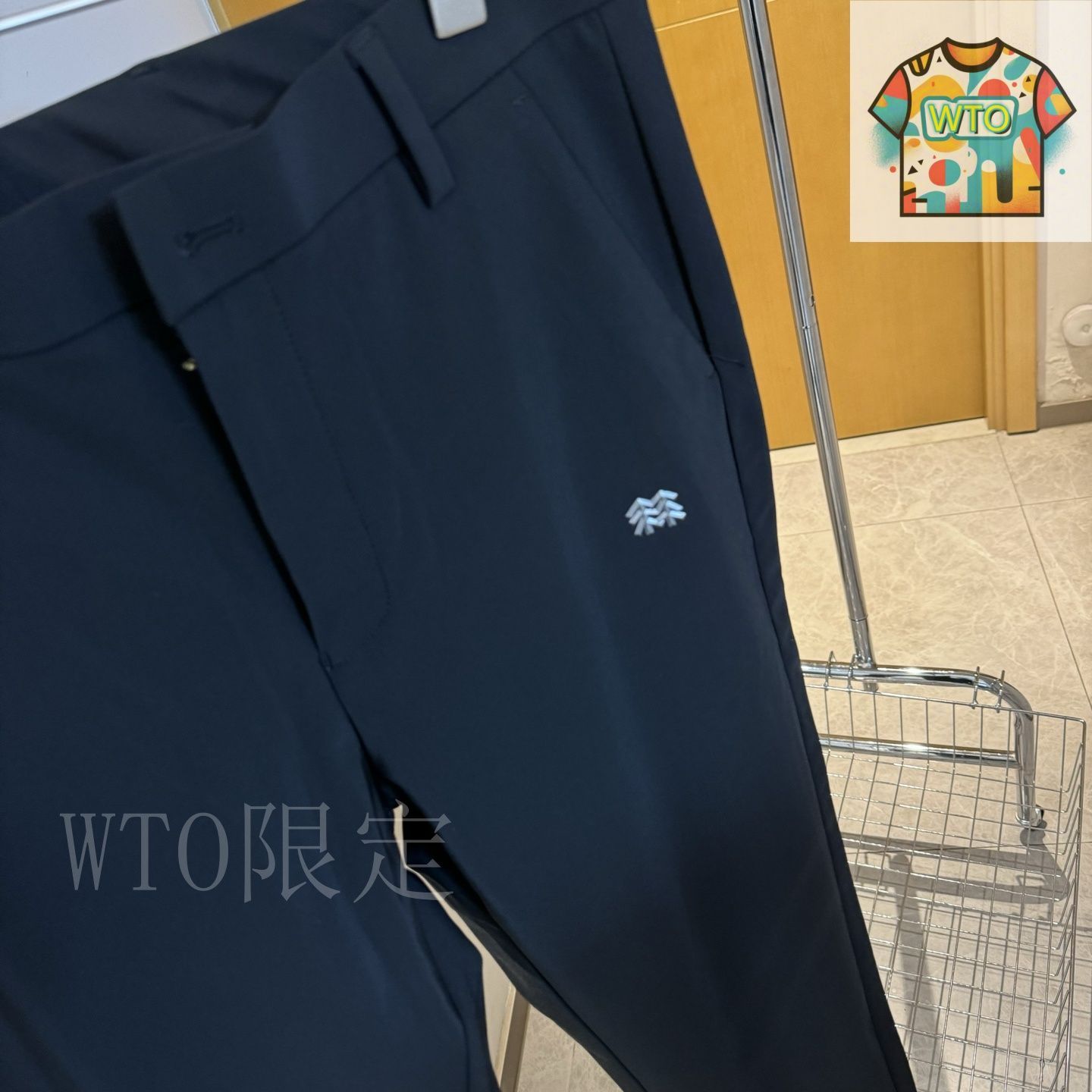 美品　PRADAブラック　ストレッチスラックス PRADA - 新品 PRADA ブルーグレー スラックス 50の通販 by miu