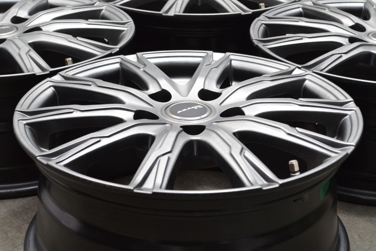 良好品 AZANE 16in 6.5J 48 PCD114.3 4本セット ノア ヴォクシー ステップワゴン アコード オデッセイ アクセラ アテンザ