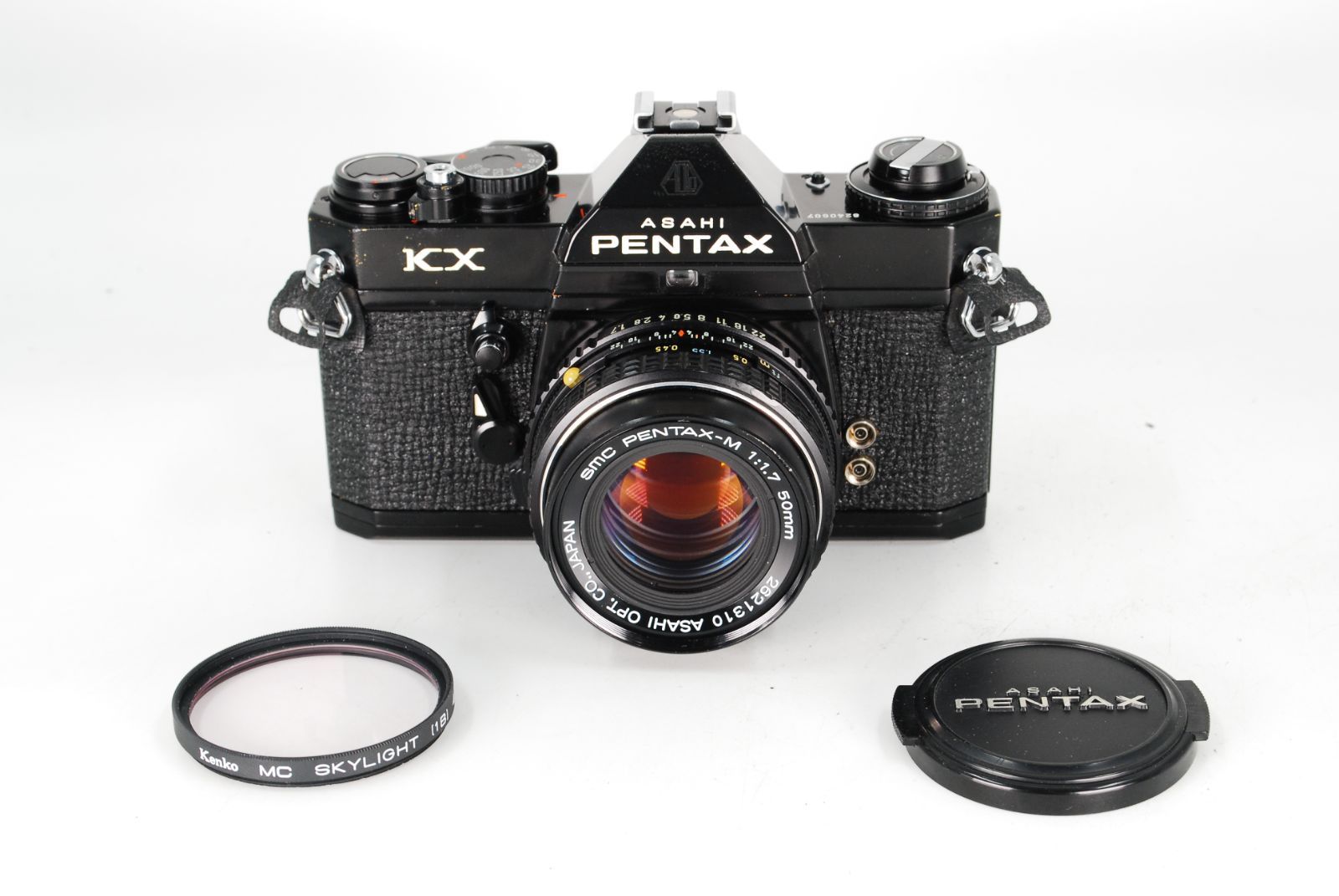 完動品 30日間動作保証付 人気のブラックボディ! PENTAX KX SMCレンズセット