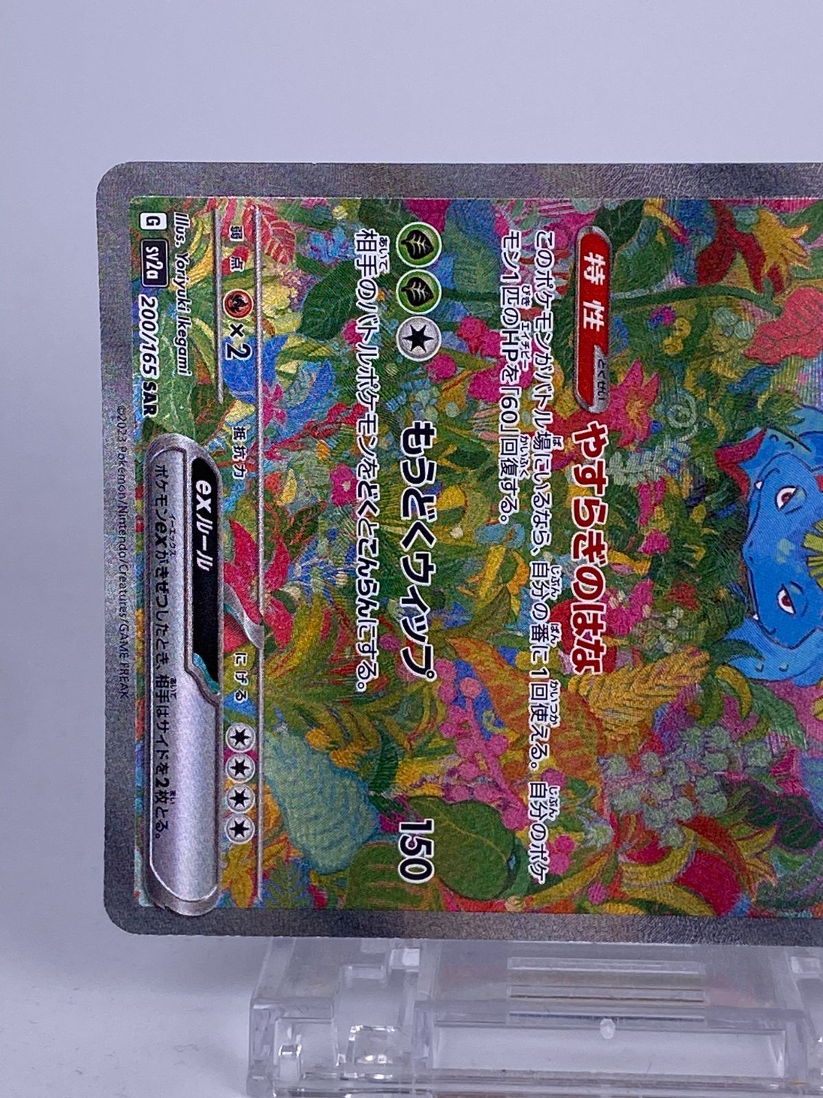 1265-4 御三家 151 SAR 3枚セット カメックス SAR 202/168 フシギバナ