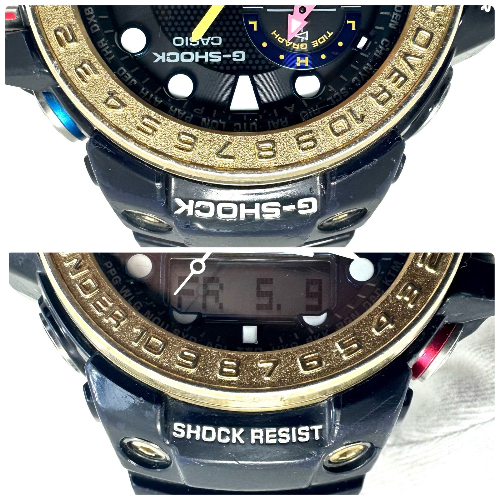 G-SHOCK GULFMASTER GWN-1000F-2AJF美品 GWN-1000F-2A | GWN-1000F-2AER | G-Shock Gulfmaster