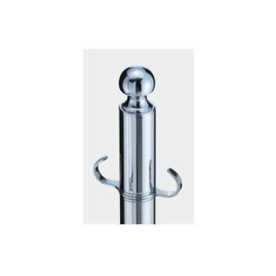 シロクマ フロアパーティションポール クローム ヘアーライン FPP-0210 MARWIL-DEMENAGEMENTS_CH