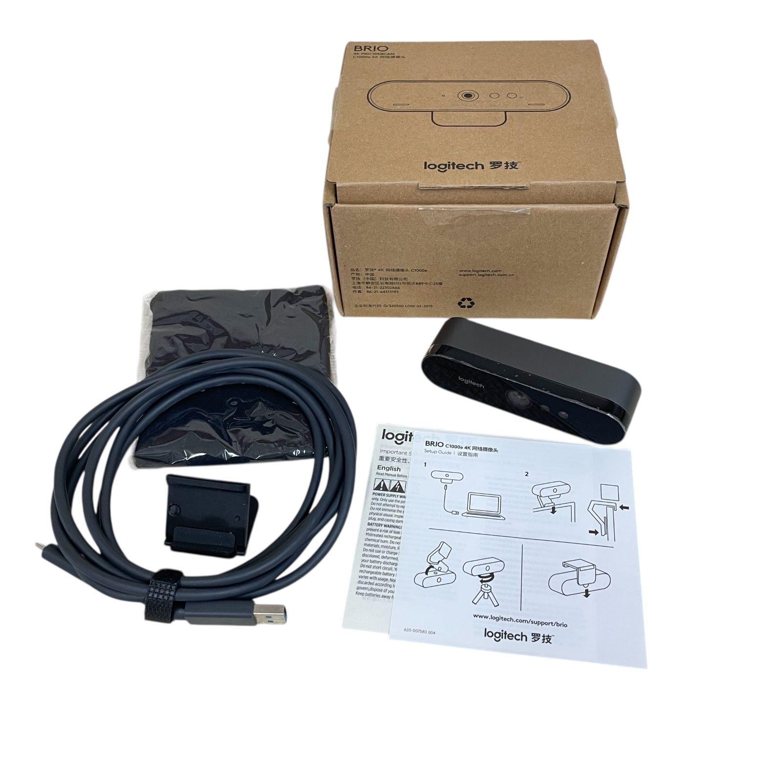 logitech BRIO 4 K PRO WEBCAM C 1000 e NO Y 5140