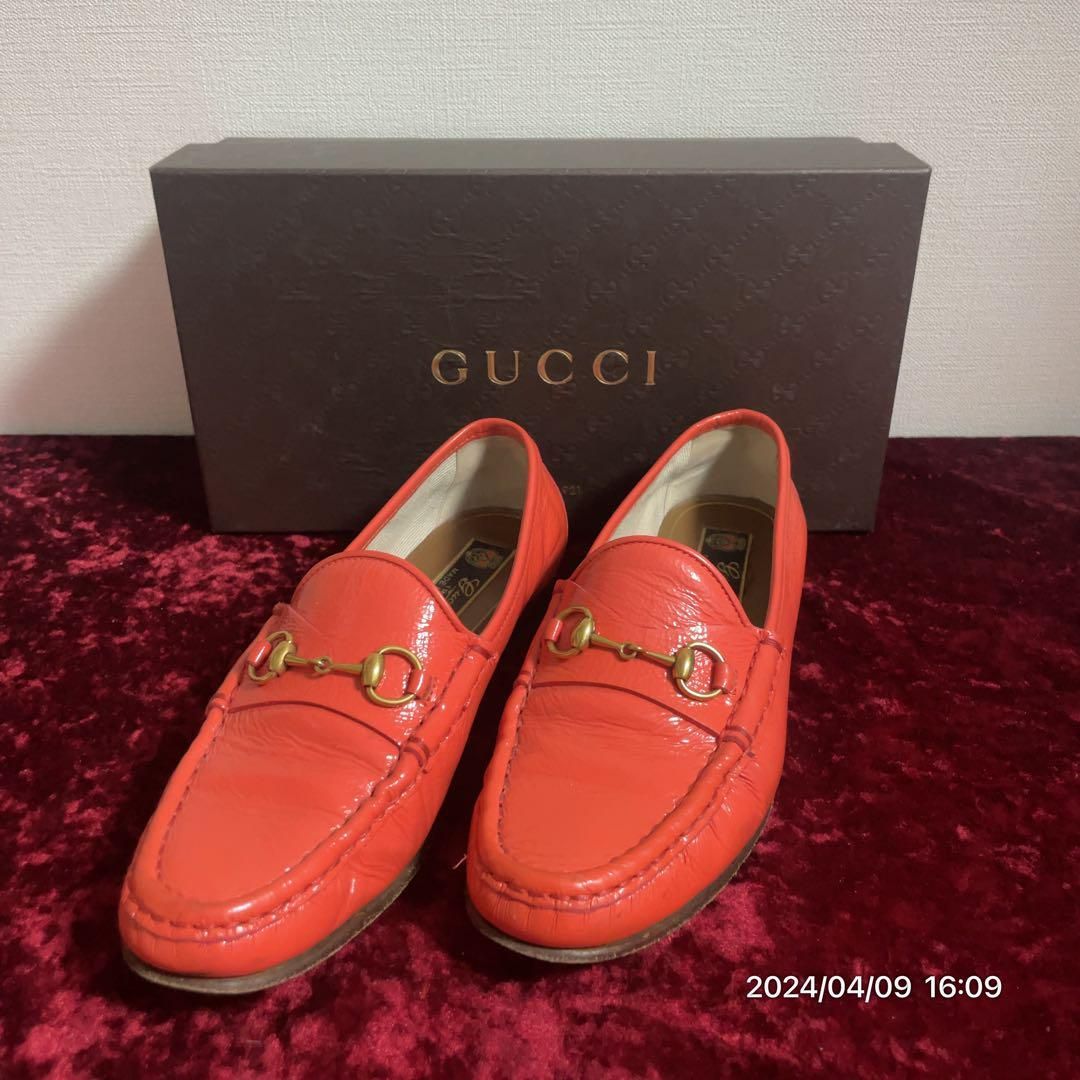GUCCI グッチ ホースビット金具 ローファー スリッポン 靴 箱付 - メルカリ