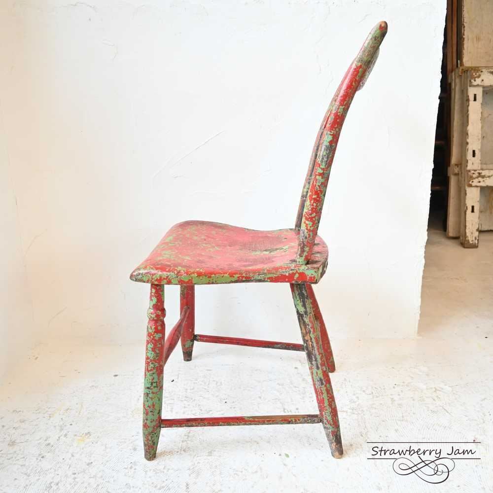 IFU-22 英国アンティーク ペイントチェア キッチンチェア チェア IFU-22 英国アンティーク ペイントチェア キッチンチェア アンティーク