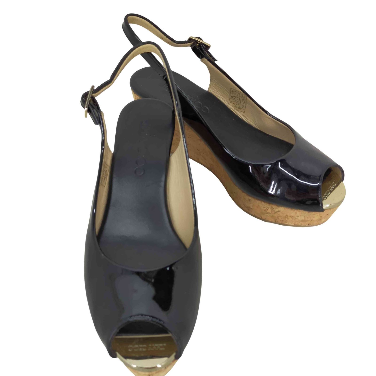 JimmyChoo スリングバック ウェッジ サンダル
