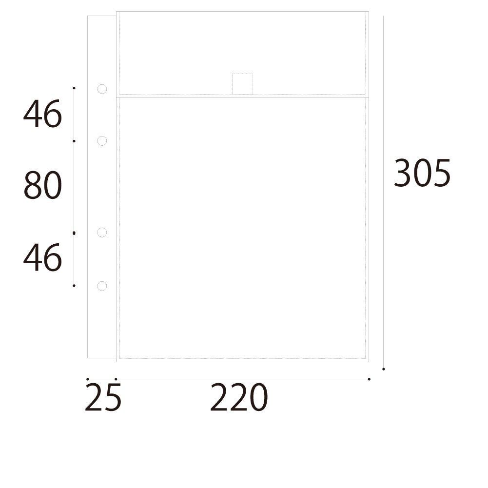 製図用品 コクヨ 布製図面袋(2穴) セFZ1193 マチ30mm ファスナー式 A4