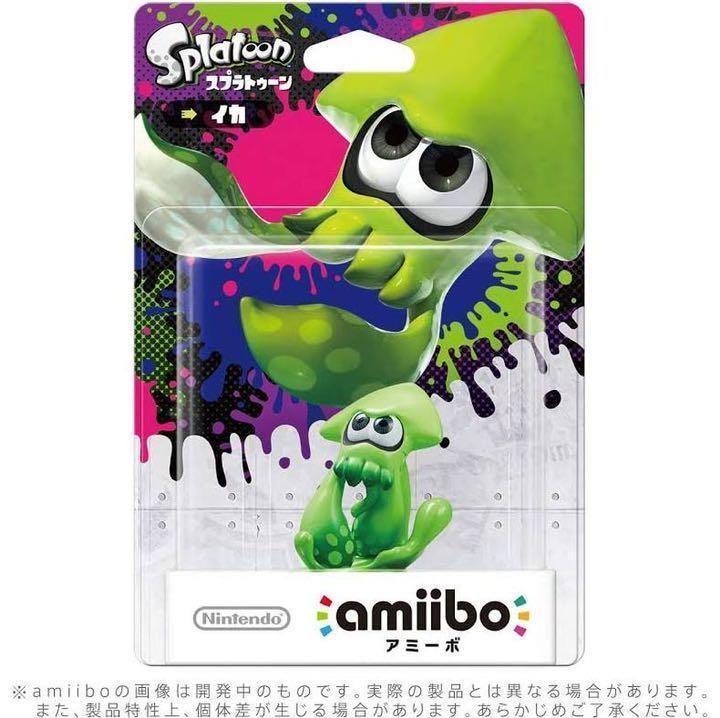 amiibo スプラトゥーン 全3種セット ガール ボーイ イカ - メルカリ